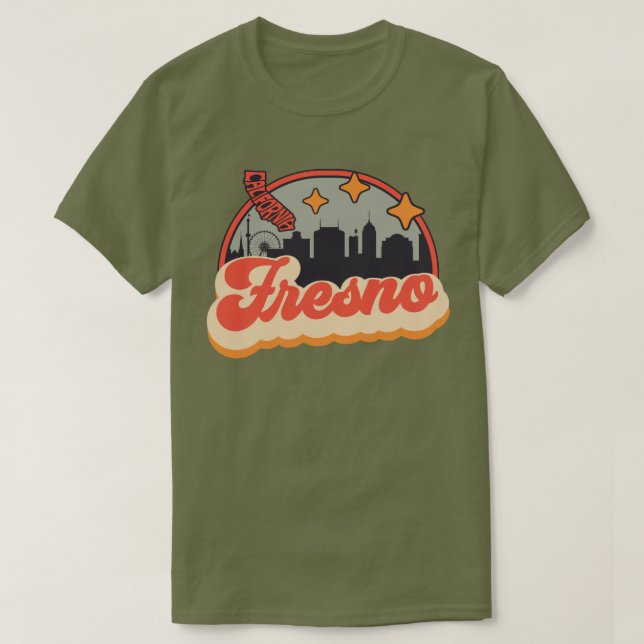 Fresno, Kalifornien T Shirt (Design framsida)