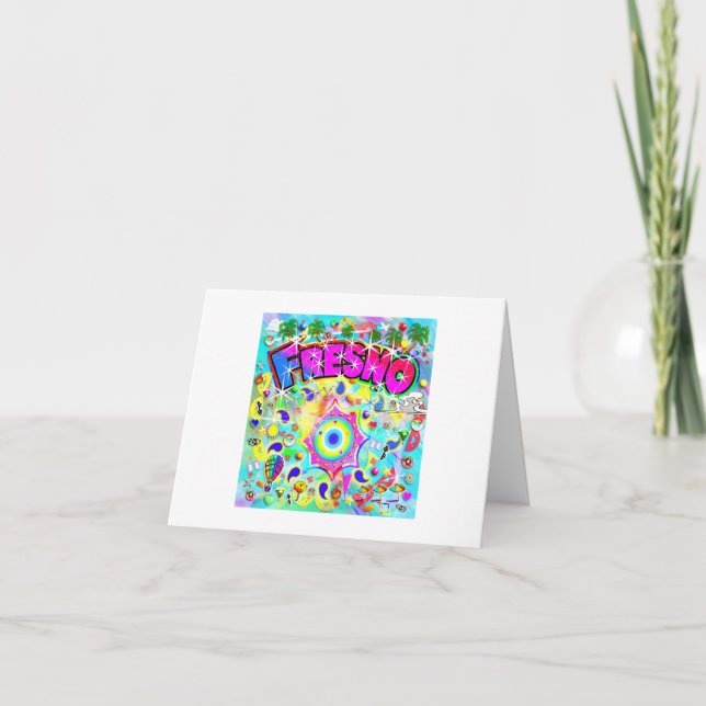 Fresno Mystic Dance  Tack Kort (Framsida)