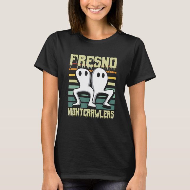 Fresno Nightcrawlers American Cryptids Paranormal T Shirt (Framsida)