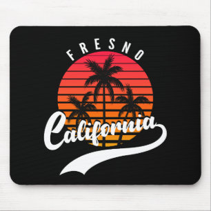 Fresno Retro Sunset Mouse Pad Musmatta