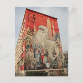 Fresque Shanghaï - Mur peint - Lyon Vykort