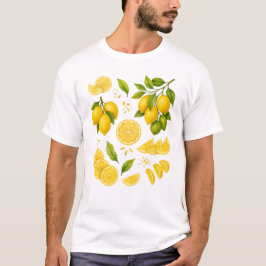 Fress Lemon Sommar Säsong T-Shirt