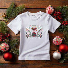 Fressiv Helgdag Hjort T Shirt