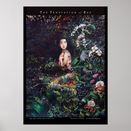 Frestation av färgmålning i Kväll Poster