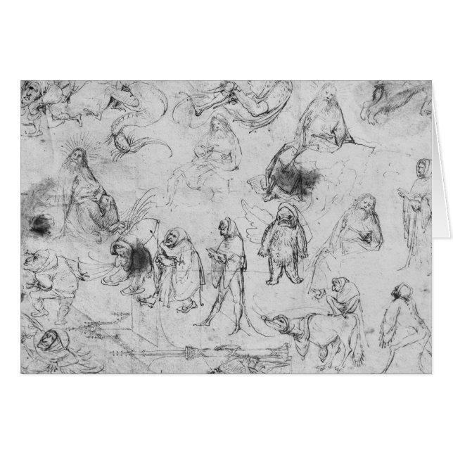 Frestelse av St Anthony Hälsningskort (Framsidan Horizontal)