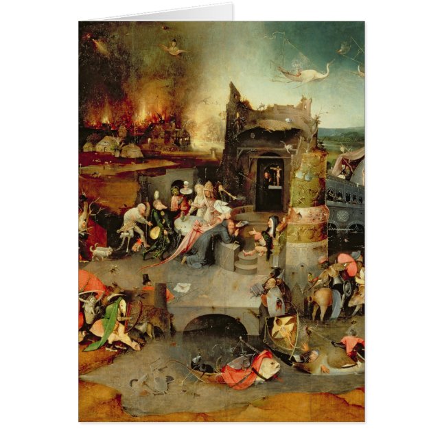 Frestelse av St Anthony Hälsningskort (Framsidan)