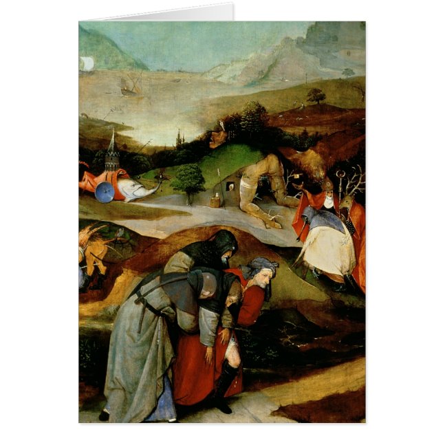 Frestelse av St Anthony Hälsningskort (Framsidan)