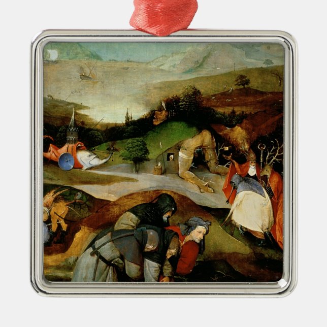 Frestelse av St Anthony Julgransprydnad Metall (Framsidan)