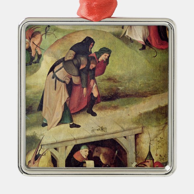Frestelse av St Anthony Julgransprydnad Metall (Framsidan)