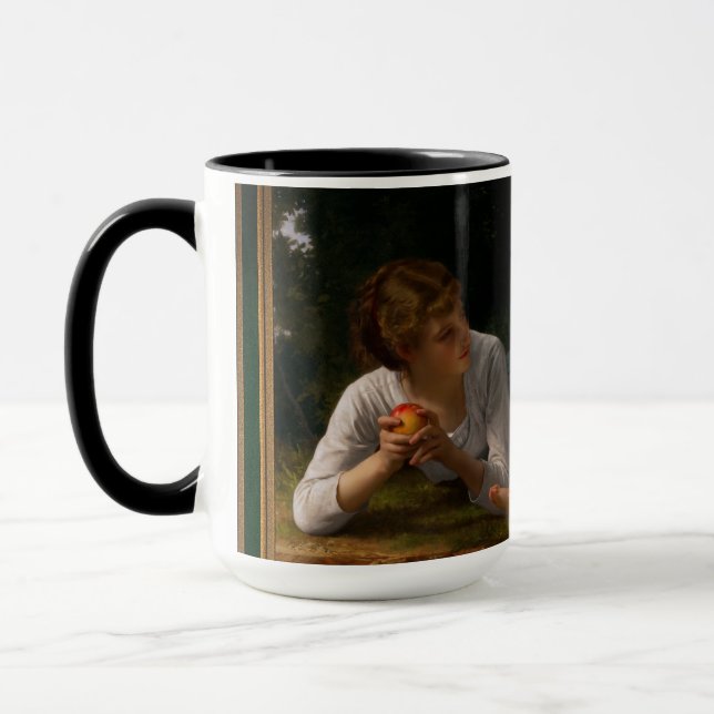 Frestelse av William Bouguereau Mugg (Vänster)