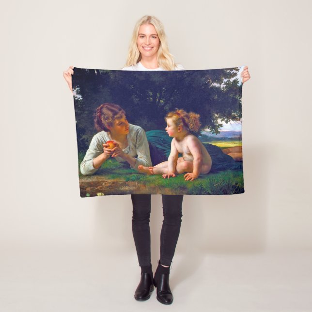 Frestelse, Bouguereau Fleecefilt (På plats)