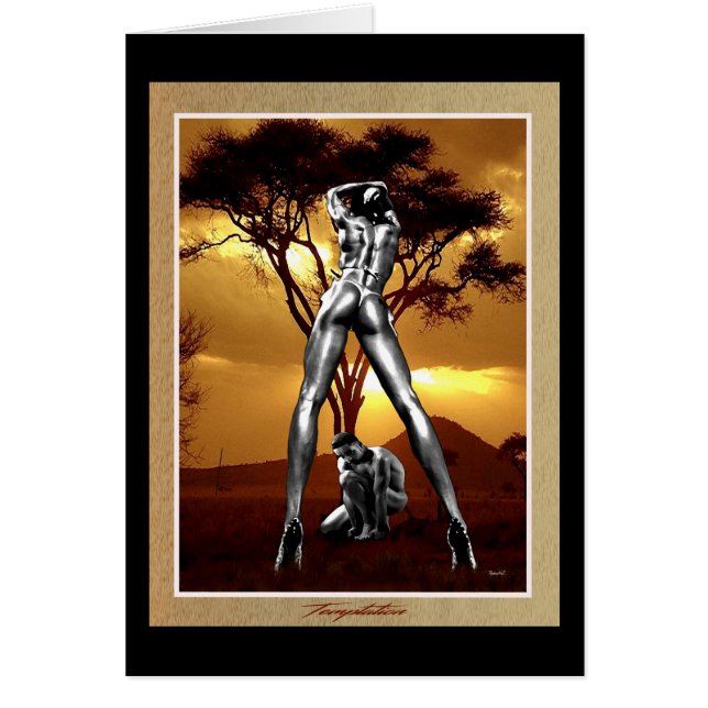 Frestelse Hälsningskort (Framsidan)