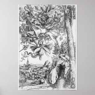 Frestelsen av St Anthony, 1506 Poster