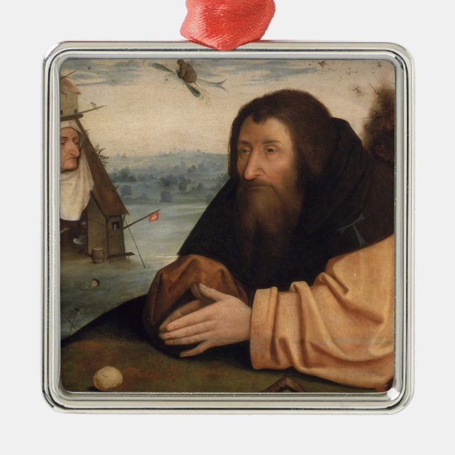 Frestelsen av St Anthony 2 Julgransprydnad Metall (Framsidan)