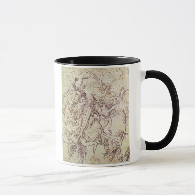 Frestelsen av St Anthony (gravyr) Mugg (Höger)