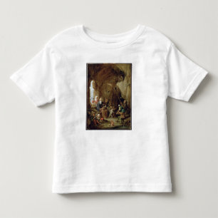 Frestelsen av St Anthony i en stenig Cavern T-shirt