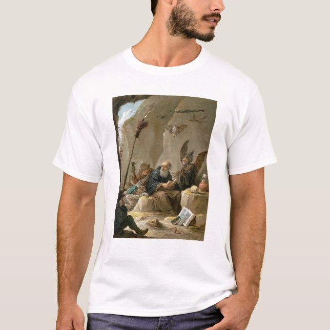Frestelsen av St Anthony T Shirt (Framsida)