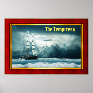 Fresterskan - Galleon under segel Poster