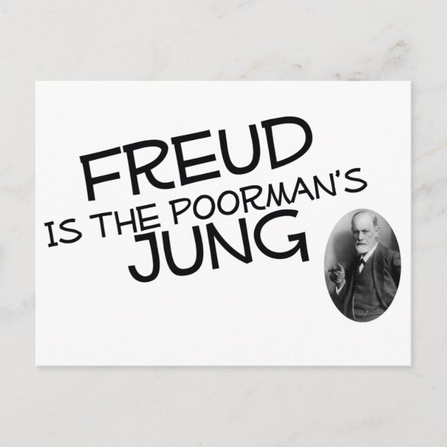 Freud är Poormans Jung Vykort (Framsida)