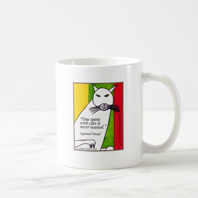 Freud citationstecken kaffemugg (Höger)