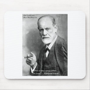 Freud Galna Älskare Kärlek Citat Gåvokort Etc Musmatta