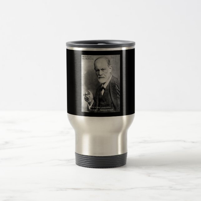 Freud Galna Älskare Kärlek Citat Gåvokort Etc Resemugg (Center)