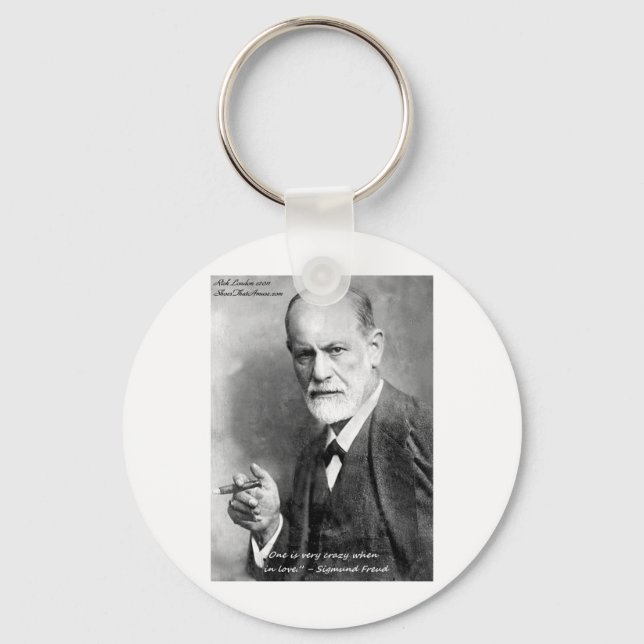 Freud Galna Älskare Kärlekskvad Giftkort Etc Nyckelring (Framsida)