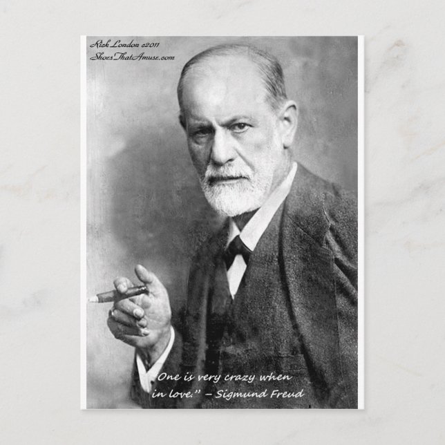 Freud Galna Älskare Kärlekskvad Giftkort Etc Vykort (Framsida)
