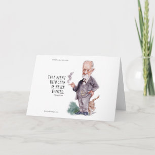 Freud och citat om katter kort