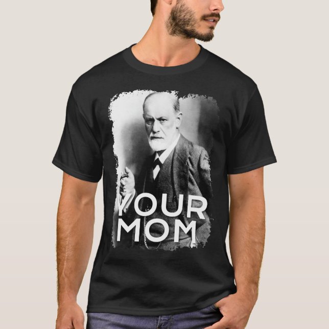 Freud Oedipuskomplex Oedipuskonflikt T Shirt (Framsida)
