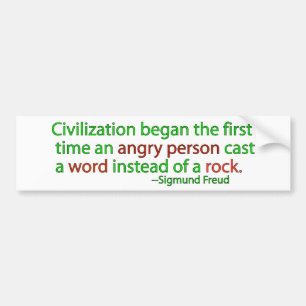 Freud på civilisation bildekal