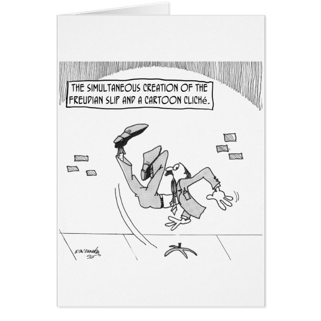 Freud tecknad 3169 hälsningskort (Framsidan)