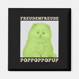 Freudenfreude Poppoppop Up Kattdjur Älskare Cat Magnet