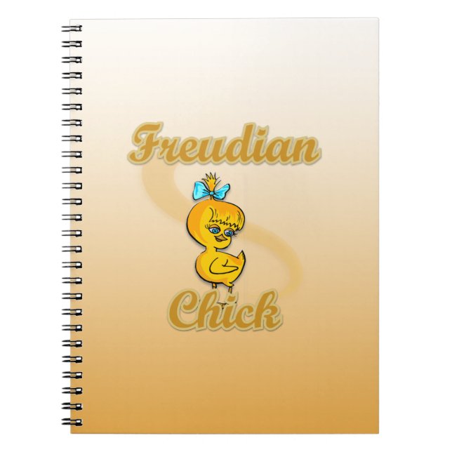 Freudian Chick Anteckningsbok Med Spiral (Framsidan)
