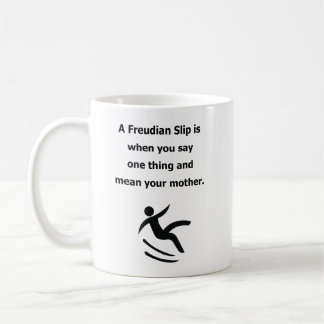 Freudian skämt för humor för kaffemugg