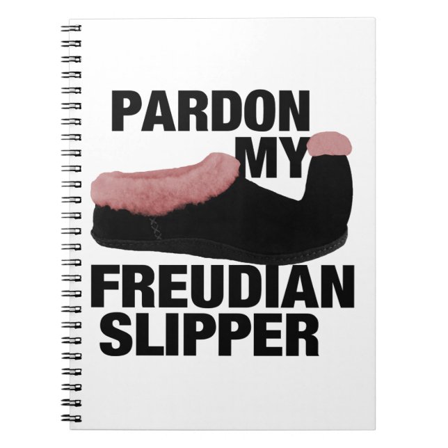 Freudian Slipper notebook Anteckningsbok (Framsidan)