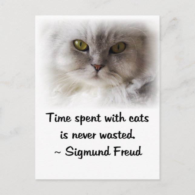 Freud's Cat Vykort (Framsida)