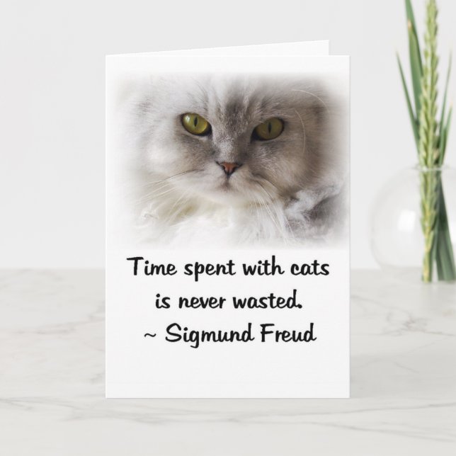 Freuds katt kort (Framsida)
