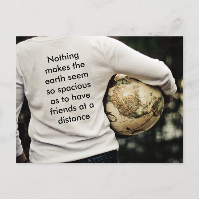 Freunde in der Ferne Vykort (Framsida)