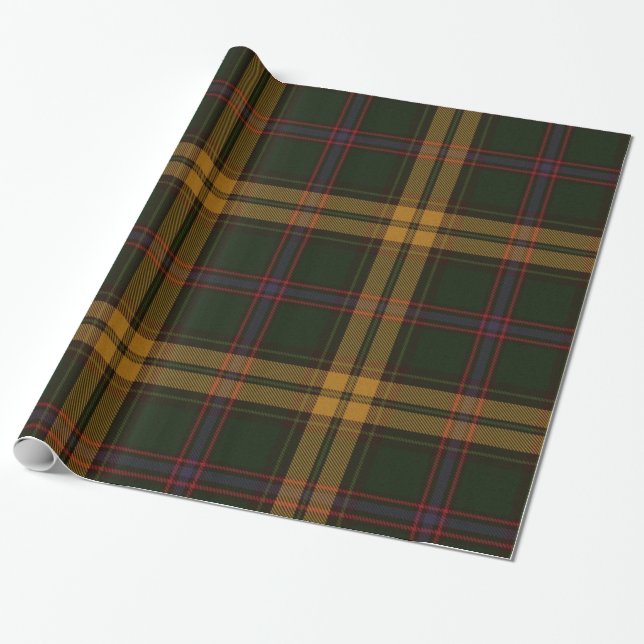 Frew (jakt) Tartan som slår in papper Presentpapper (Utrullad)