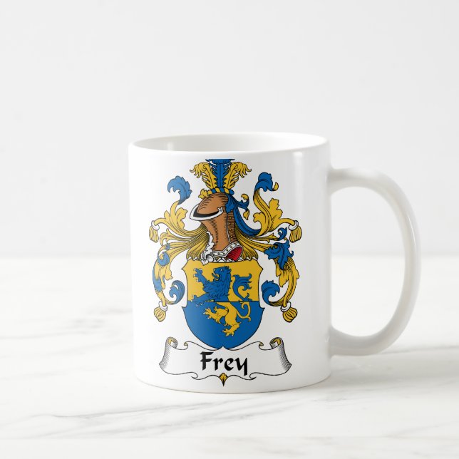 Frey familjvapensköld kaffemugg (Höger)