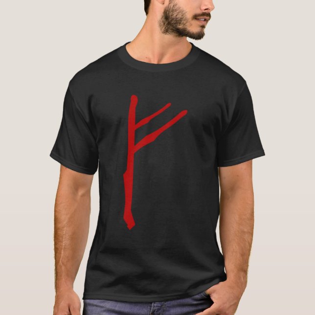 Freya Freyja Goddess Rune Hoodie T Shirt (Framsida)