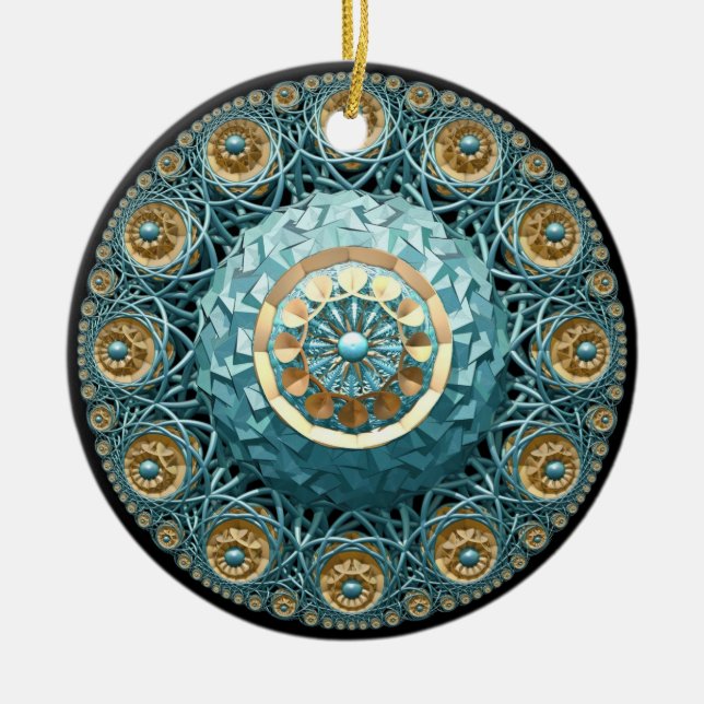 Freya prydnad julgransprydnad keramik (Framsidan)