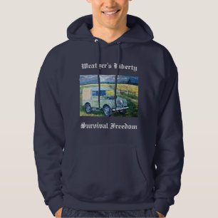 "FREYA-" serie 1 lastbilCabLand Rover Hoodie. Sweatshirt