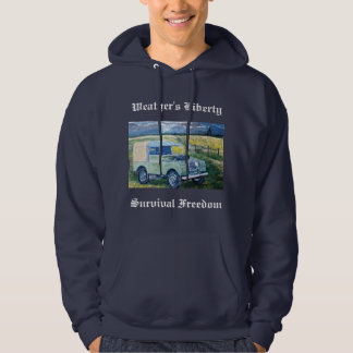 "FREYA-" serie 1 lastbilCabLand Rover Hoodie. Sweatshirt