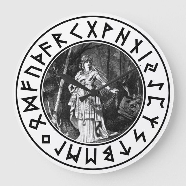 Freya skyddar stor klocka (Framsida)