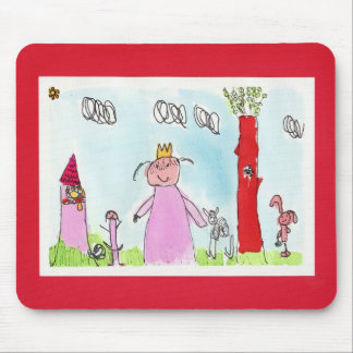 Freya som drar Mousepad Musmatta