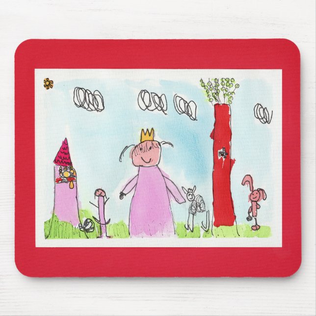 Freya som drar Mousepad Musmatta (Framsidan)