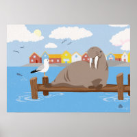 Freya the Walrus - Poster