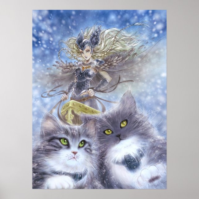 Freyja Art-utskrift Poster (Framsidan)